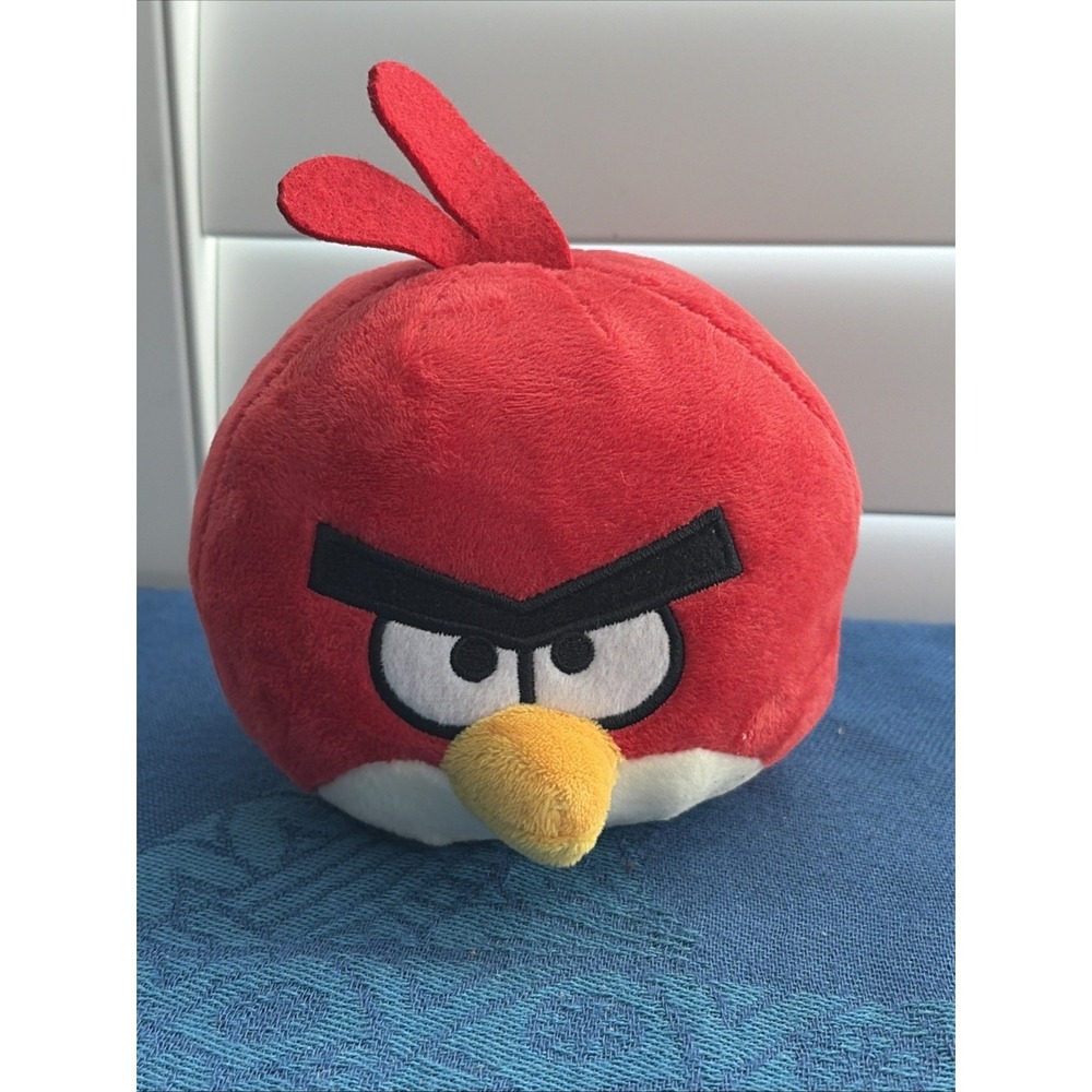 Angry Birds Plush Red Bird Toy Stuffed Animal Toy Factory 5"
